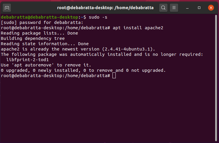 Apache server installation in ubuntu debian via command line Dj Techblog