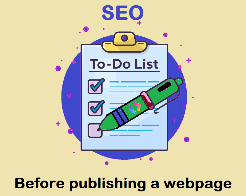 10 most important to do list before publishing a webpage