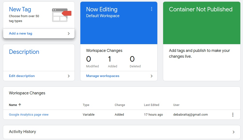 Install Google tag manager in your website| Easy step by step process step2